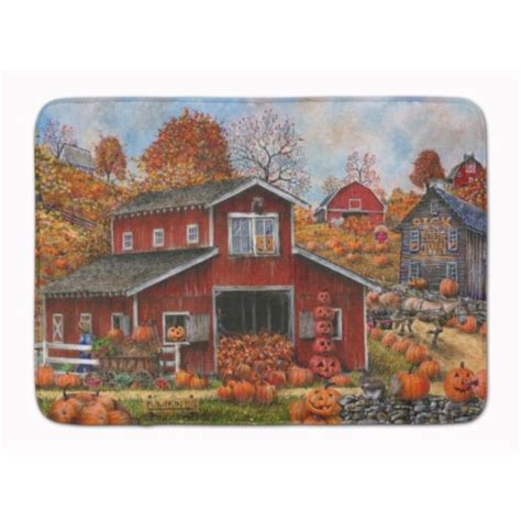 Pick Your Own Pumpkins Fall Machine Washable Memory Foam Mat 1 Ralphs