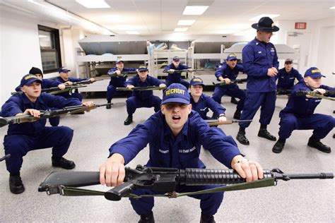 U.S. Coast Guard recruits participate in incentive training at Training