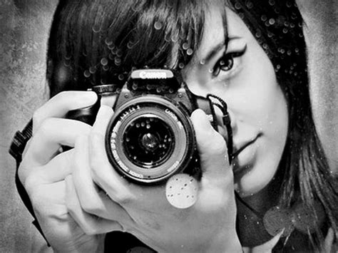 Perfect Special Perfect Black And White Grapher Camera Bonito Woman Graphy Hd Wallpaper