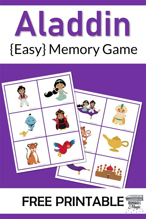 Disney Memory Game Printable