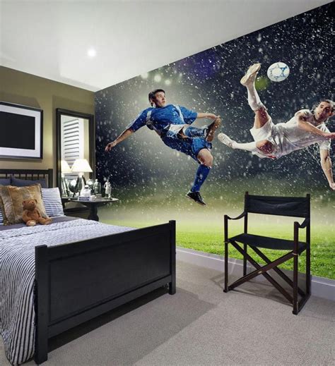 Made To Measure Football Wallpaper Mural Perfect For Boys Bedrooms
