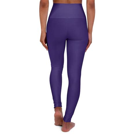 Clemson Purple Yoga Leggings Etsy