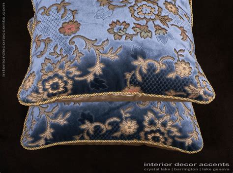 Scalamandre Sculpted Silk Velvet Lee Jofa Designer Pillows