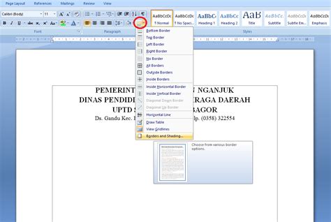 Kursus Microsoft Office Word Jogja: Cara Membuat Surat ...