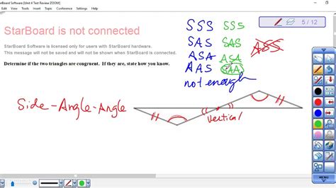Prove that a triangle that has two congruent angles is isoceles. Unit 4 TEST REVIEW Triangle Congruence - YouTube