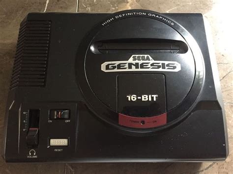 Original Sega Genesis Model 1 Non Tmss High Definition Console System