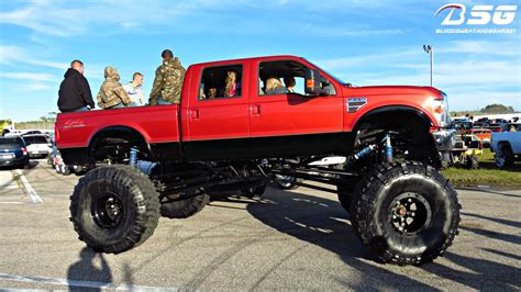 Ford F 250 Off Road 4x4 With Huge Lift And Super Swamper Tires Super