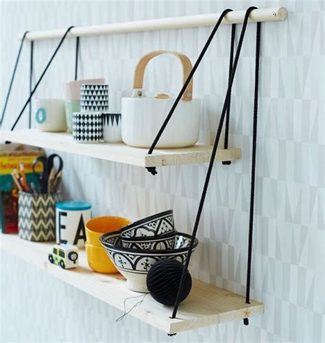 Saving Floor Space 10 Stylish Diy Hanging Shelf Ideas Decoist