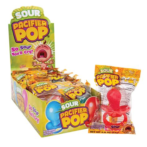 Sour Pacifier Pop 08 Oz Nassau Candy