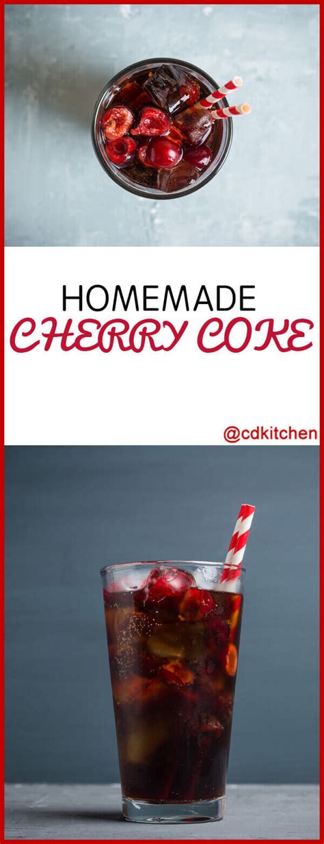 Folks are always curious about the ingredients, and when i tell them the cake has cola in it, they are really surprised. Make Your Own Cherry Coke | CDKitchen.com | Coke recipes ...