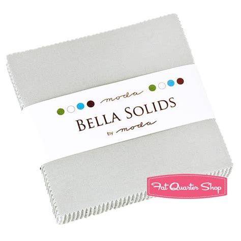 Silver Bella Solids Charm Pack Sku 9900pp 183 Fat Quarter Shop