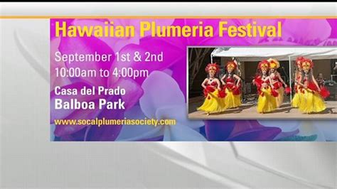 19th Annual Hawaiian Plumeria Festival At Balboa Park