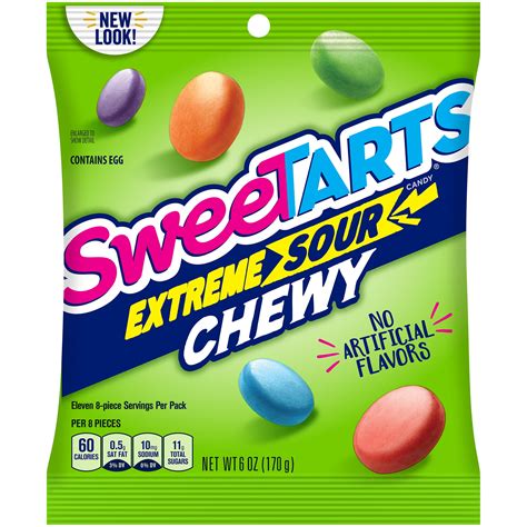 Sweetarts Extreme Sour Chewy Ubicaciondepersonascdmxgobmx