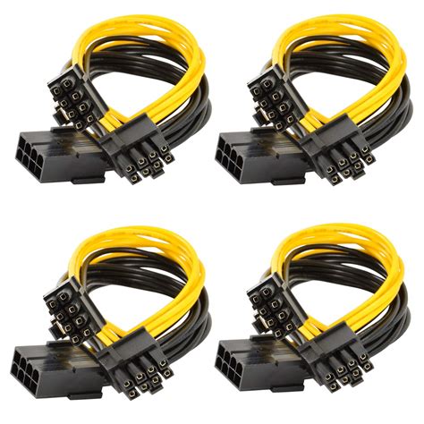 Buy Xhwykzz 8 Pin To Dual 8 Pin 6 2 Pcie Splitter Cable Pcie 8 Pin