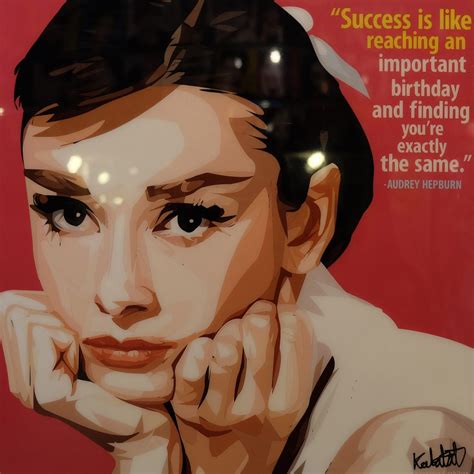 Audrey Hepburn Poster Success Is Like Infamous Inspiration