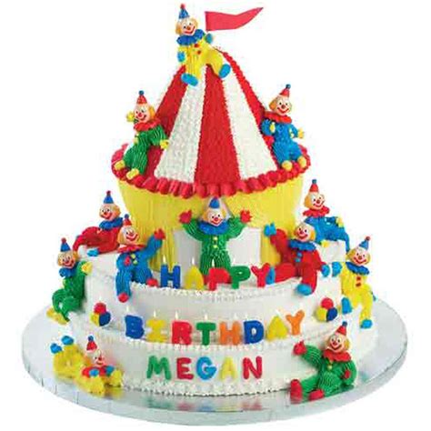 Come Join This Circus Cake Recipe Circus Cake Circus Birthday Cake Clown Cake