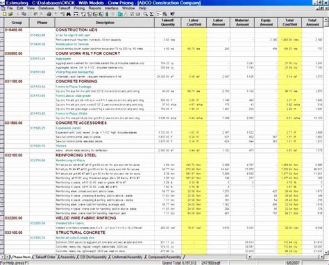 10 Excel Construction Estimate Template Excel Templates