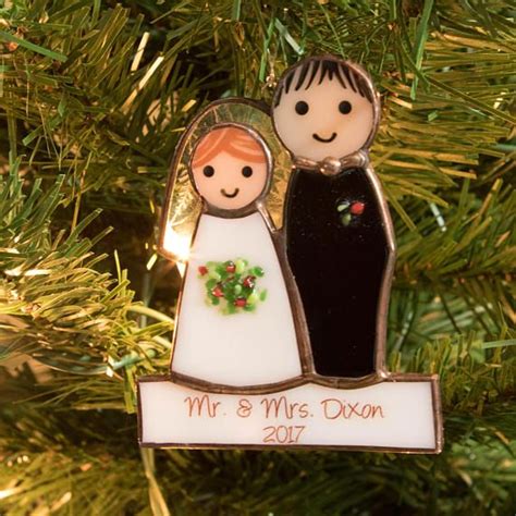 Our First Christmas Gift Custom Married Ornament Handmade Etsy Gifts