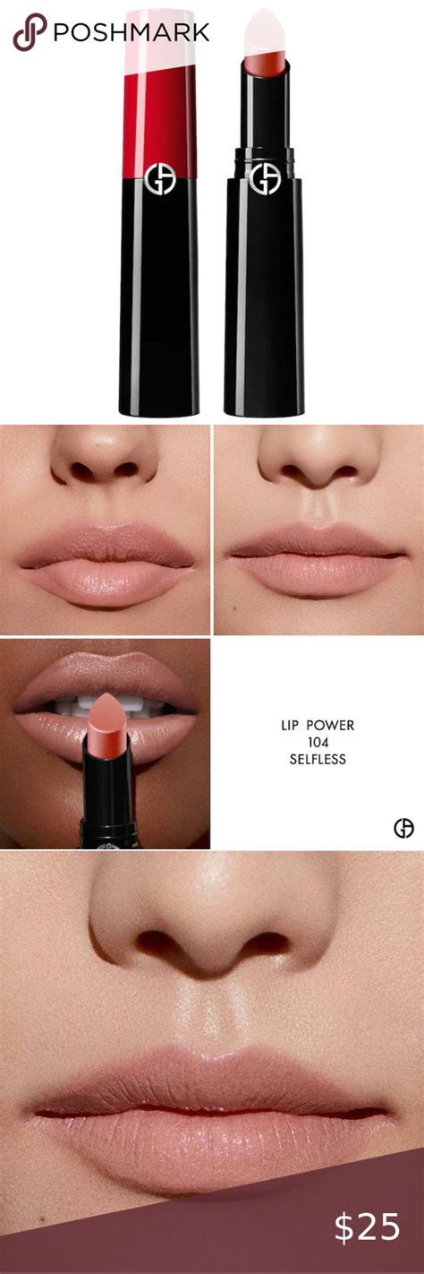 Armani Lip Power Long Lasting Satin Lipstick 104 Lipstick Satin