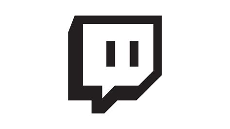 Twitch Logo Black And White Png