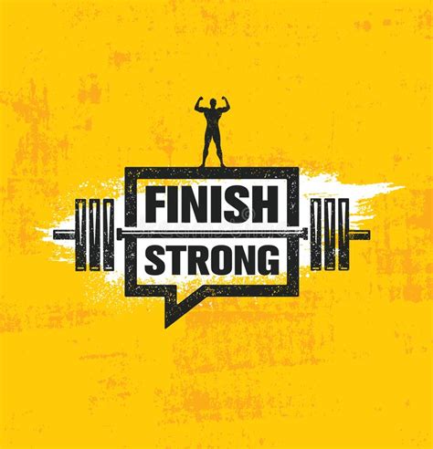 Finish Strong Stock Illustrations 1322 Finish Strong Stock