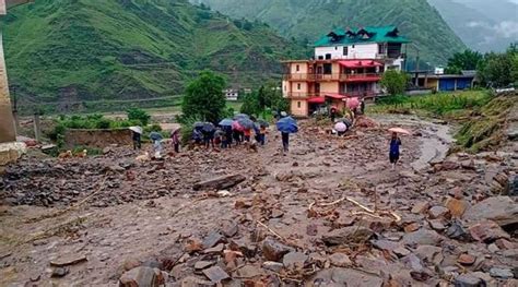 Himachal Pradesh Couple Killed In Landslide 3 Feared Dead As Rain Triggers Flash Flood