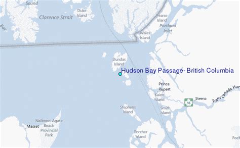 Hudson Bay Passage British Columbia Tide Station Location Guide