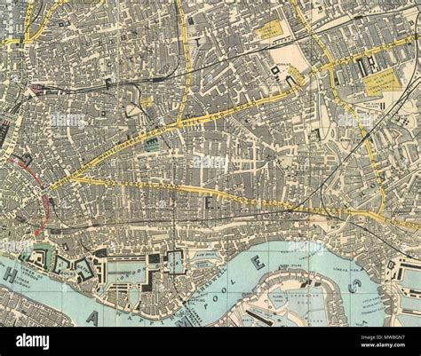 Map Of East London Hi Res Stock Photography And Images Alamy