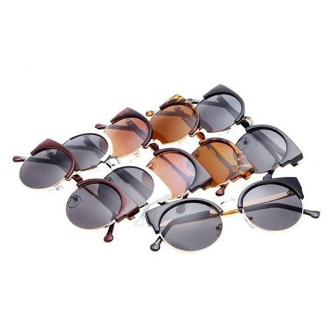 hot fashion women classic retro vintage style fashion circle round lens sunglasses uv400 round