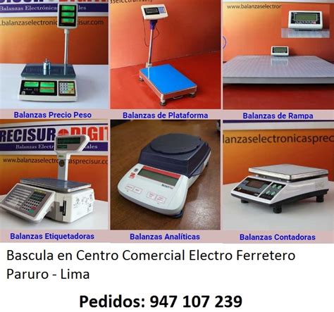 Basculas En Centro Comercial Electro Ferretero Paruro Lima Los