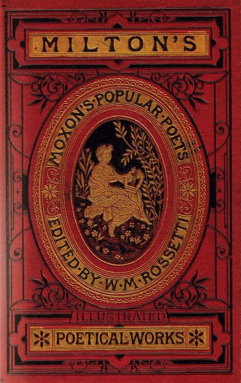 The Poetical Works Of John Milton 1800s Vintage Book Covers