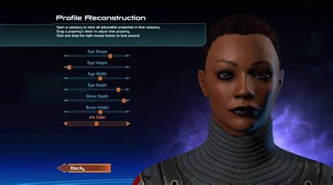 Mass Effect Character Creation Mass Effect Characters Mass Effect