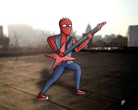 Spider Man Ps4 Spider Punk Suit Fan Art By Captainthinker