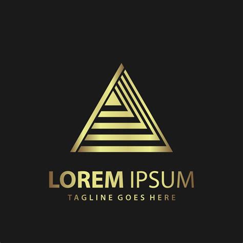 Awesome Pyramid Logo Design Template Premium Vector Logo Design