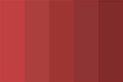 Red Scale Color Palette