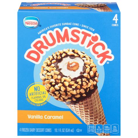Save On Nestle Drumstick Sundae Cones Vanilla Caramel 4 Ct Order
