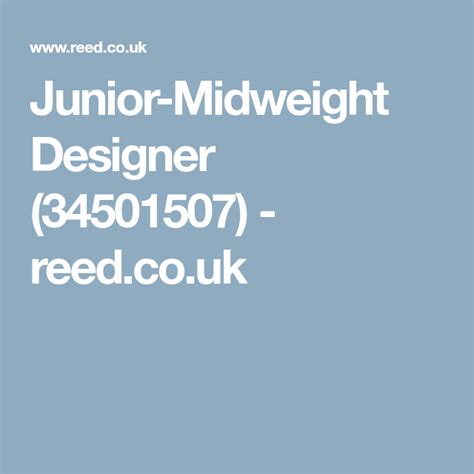 Junior Midweight Designer 34501507 Uk Midweight Junior