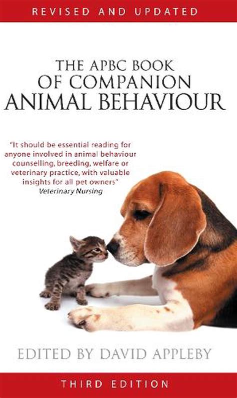 Apbc Book Of Companion Animal Behaviour By David Appleby English