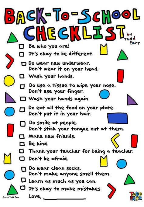 Back To School Checklist For Teachers 👍 Musely