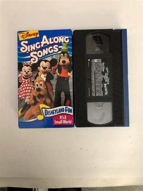 Disney Sing Along Songs Disneyland Fun Vhs With Microphone Batmancosmic Images And Photos Finder
