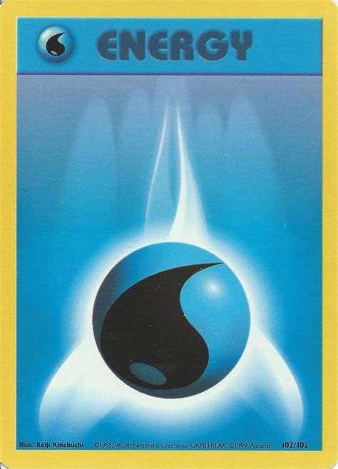 Blue Energy Pokemon Card Cards Blog