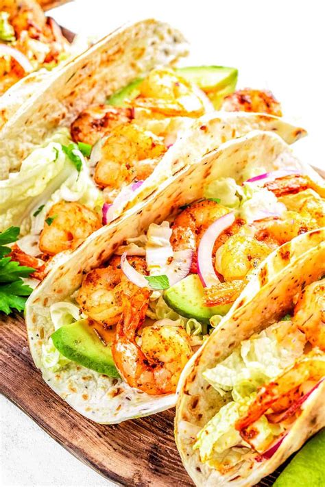 Easy Spicy Shrimp Tacos Errens Kitchen