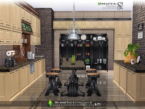 The Sims Resource Industrial Kitchen