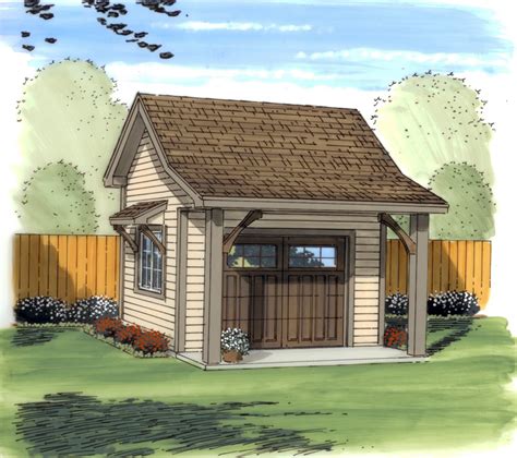 Your shed will be handmade just the way you want by skilled amish builders right here in indiana. Martha Shed With Covered Porch Plan 125D-4500 | House ...