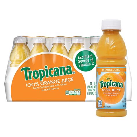 Tropicana 100 10 24 240 Fl Fluid Juice Orange Ounce Oz Pack Of 日本