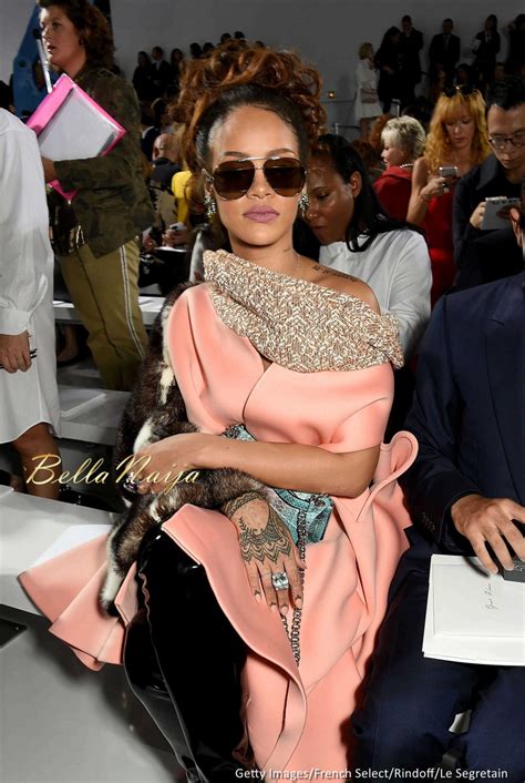 Rihanna Makes A Stunning Appearance At Dior Show At Paris Fashion Week