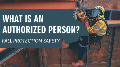 Whats An Authorized Person Fall Protection Training Construction