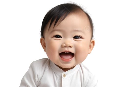 Un Bebé Con Una Cara Asiática Sonriente Muy Hermosa Png Bebé Asia Amor Png Imagen Para