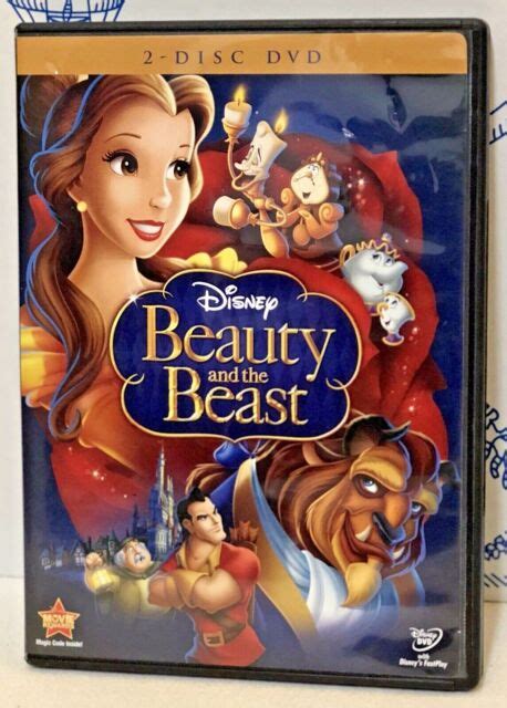 Disney Beauty And The Beast Dvd Movie 2 Disc Special Edition Set