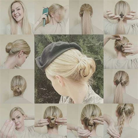 Army hair is a community forum for women who proudly serve to share tips, tricks, and best practices for looking professional within army regulations. Flippy Bun - updo (great for military … | Military hair ...